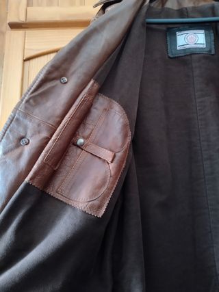 Chaqueta caballero en piel