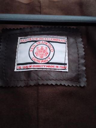 Chaqueta caballero en piel