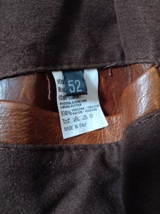 Chaqueta caballero en piel