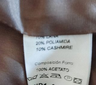 Abrigo camel 