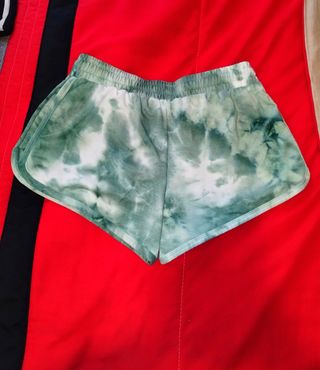 Pantalón corto de chándal rosa de mujer 