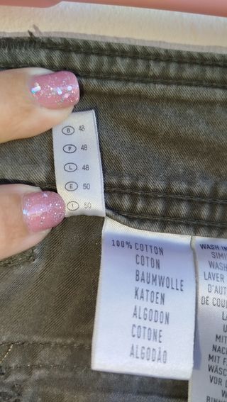 Pantalon cargo pirata T.50 mujer talla grande capr