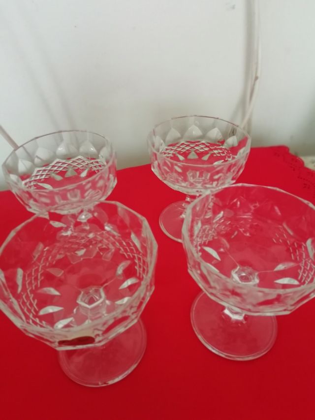 6 Calice di vetro vintage