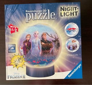 Puzzle 3d Frozen Lampara Nocturna