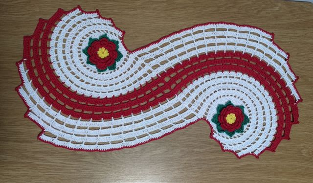 Tapete a crochet espiral