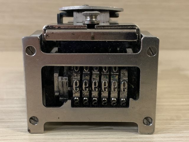 Timbro numeratore VINTAGE ANNI '50