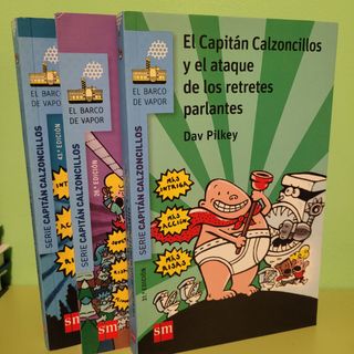 El capitán calzoncillos. 3 libros