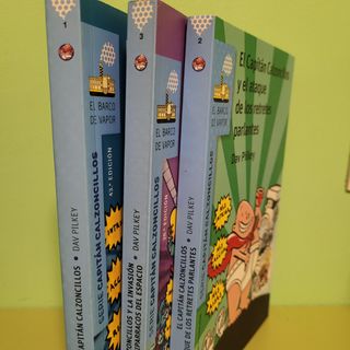 El capitán calzoncillos. 3 libros