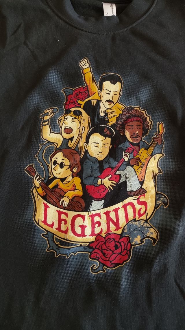 Sudadera Leyendas del rock UNISEX