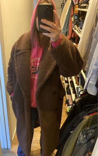 Cappotto teddy marrone 
