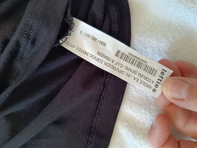 Vestido negro Lefties sin estrenar