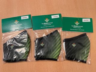 Mascarillas de tela Real Betis