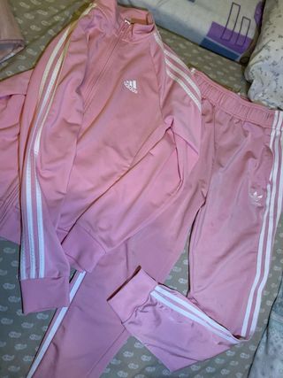chandal adidas rosa verdadero