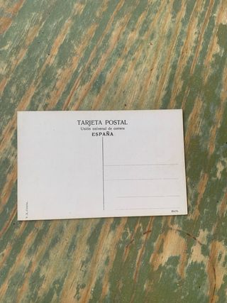 Tarjeta Postal Antigua La pescadería Algeciras