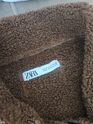 Cazadora biker borrego ZARA