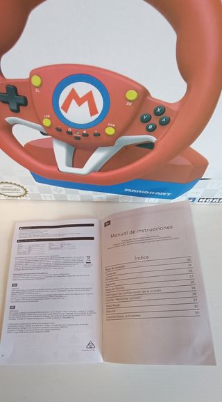  Volante y pedal de Mario Kart Racing