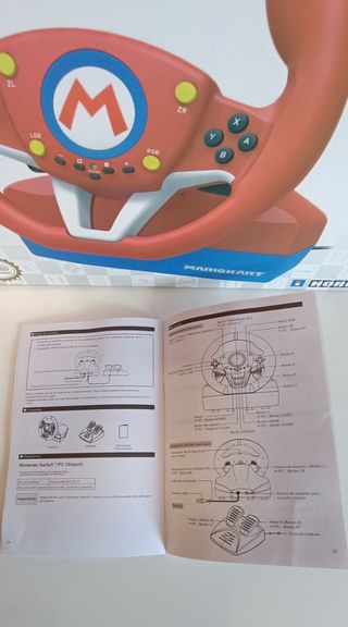 Volante y pedal de Mario Kart Racing