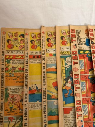 TBO.  Comics. revista infantil 9 unidades.