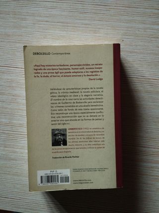 El nombre de la rosa / The Name of the Rose (Spanish Edition)