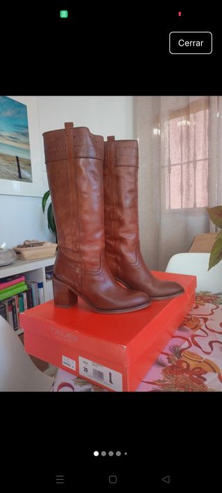 Botas de piel número 39