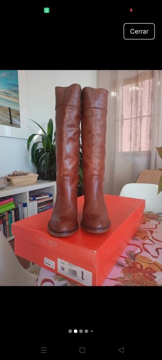 Botas de piel número 39