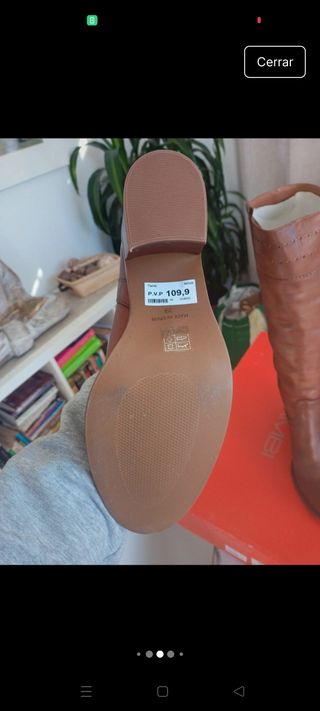 Botas de piel número 39
