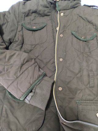 Abrigo mujer verde caki