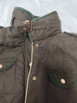 Abrigo mujer verde caki