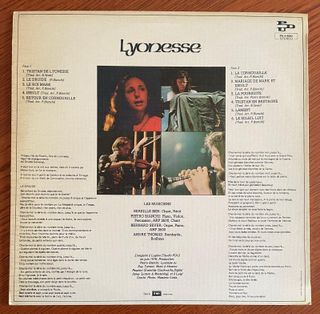 LYONESSE - Tristan De Lyonesse - 1976