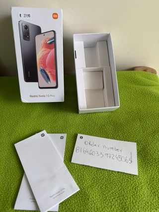 Apenas a caixa Redmi Note 12 Pro