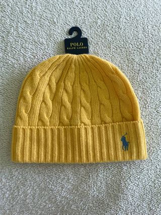 Gorro Ralph Lauren unisex talla unica amarillo