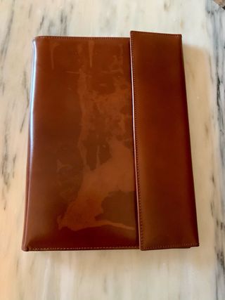 2 carpetas de piel por 20