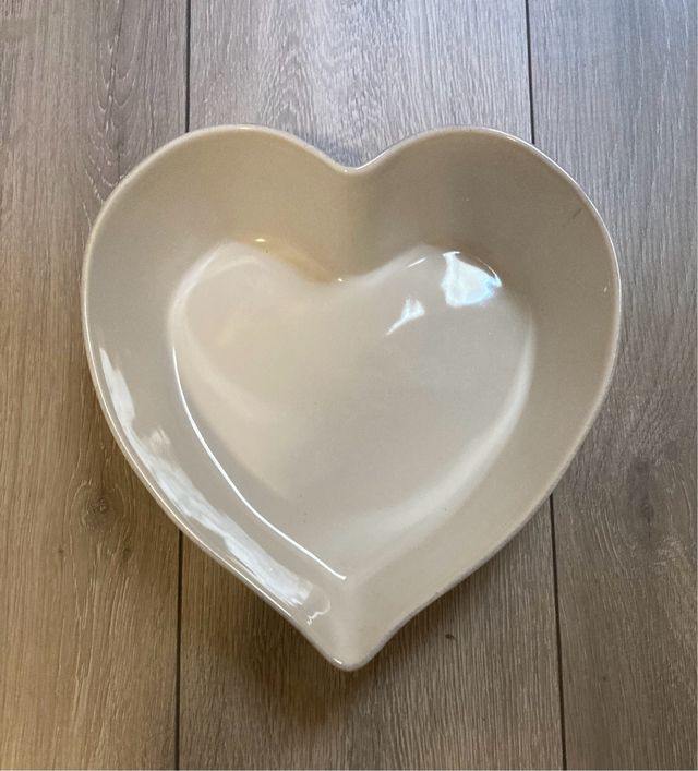 Ensaladera loza corazón San Valentín