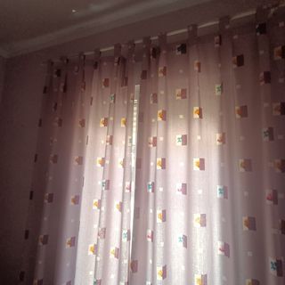 Conjunto de edredones/90 cm y cortinas