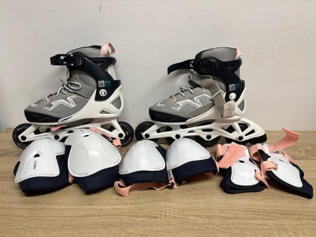 Patines de linea de 4 ruedas marca Oxelo