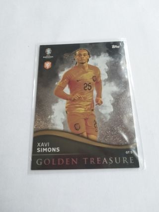 Cromo Xavi somons match attax euro 24 GT 