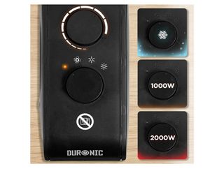 Calefactor eléctrico 2000W Duronic HV21