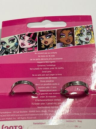 Anillos monster high