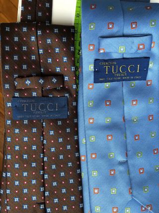 3 corbatas  italianas seda