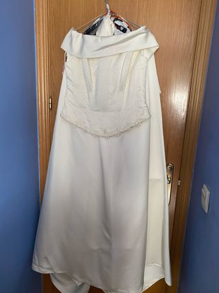 Vestido de novia dos piezas