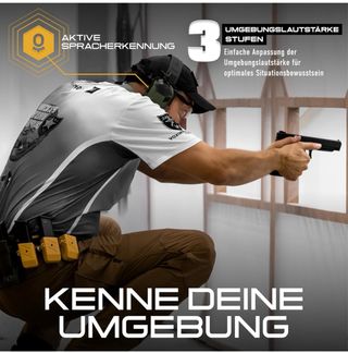 Earmor M300T Protección auditivaelectronica marrón