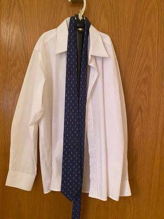 Traje comunion niño dos piezas camisa y corbata
