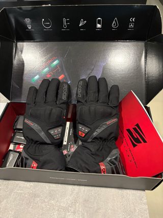 Guantes calefactables moto 