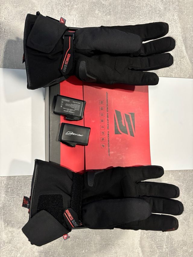 Guantes calefactables moto