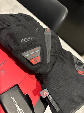Guantes calefactables moto 