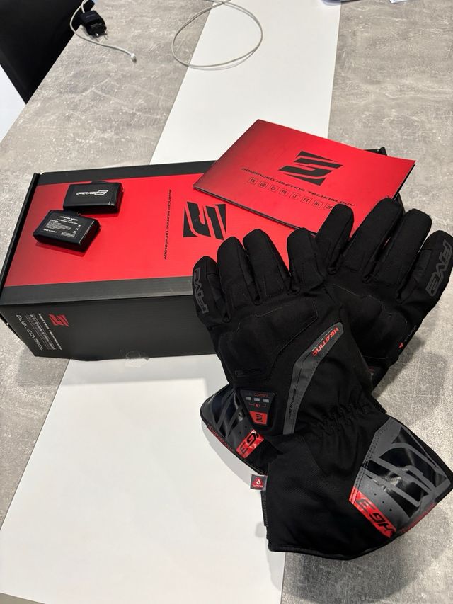 Guantes calefactables moto