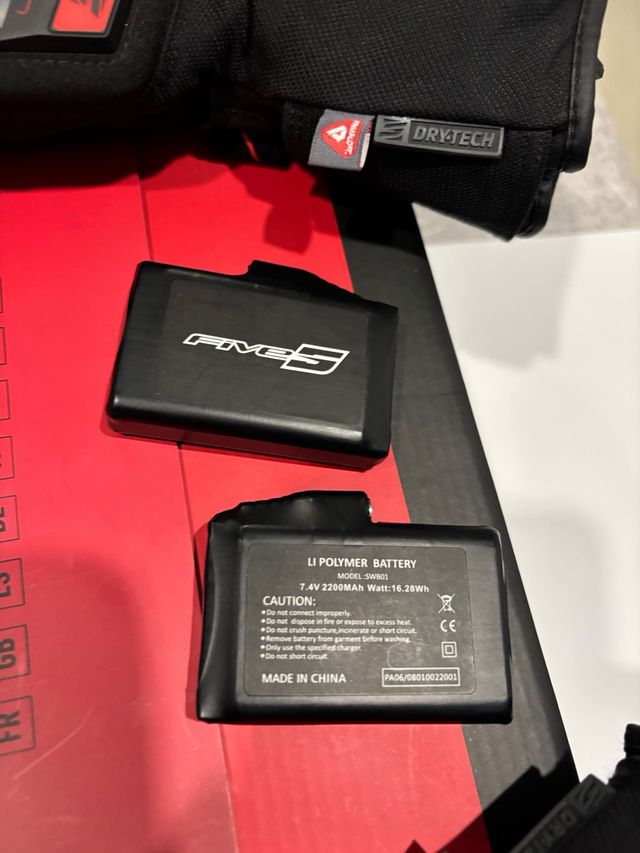 Guantes calefactables moto