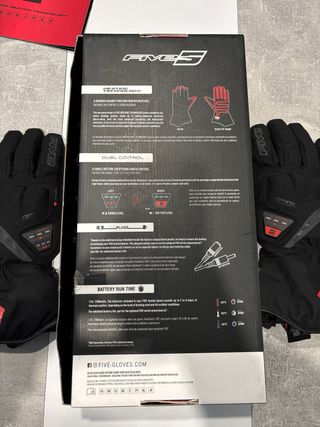 Guantes calefactables moto 