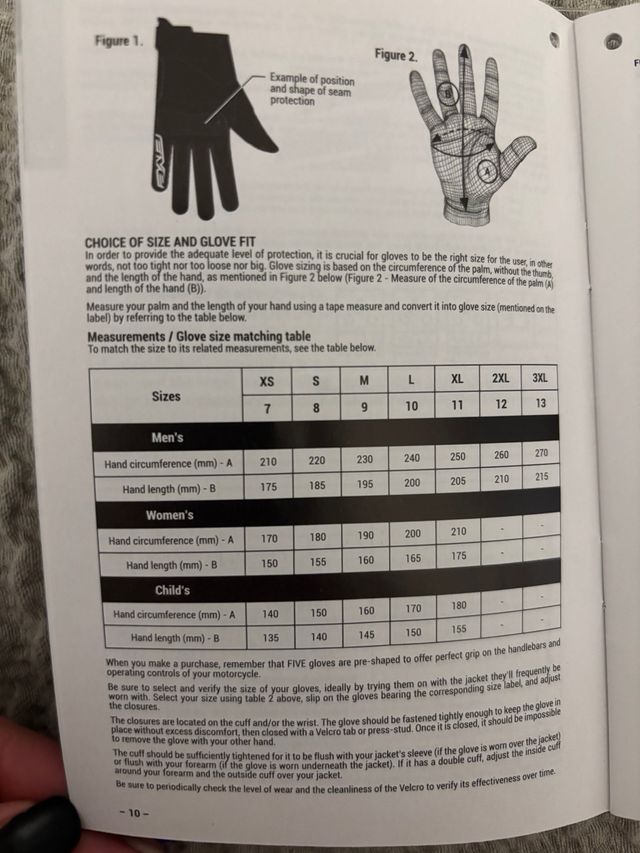 Guantes calefactables moto