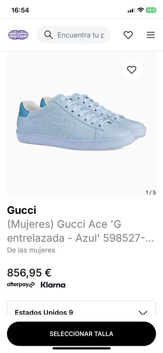 Bambas Gucci Azul 